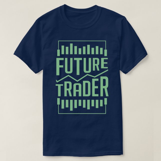 Camiseta Futuro Comercio De Mercados De Valores Para Niños  (Diseño del anverso)