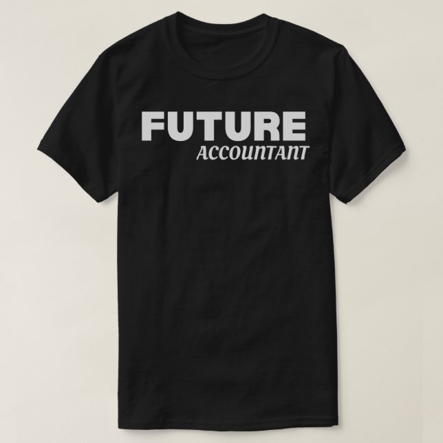 Camiseta futuro contable 10 (Diseño del anverso)