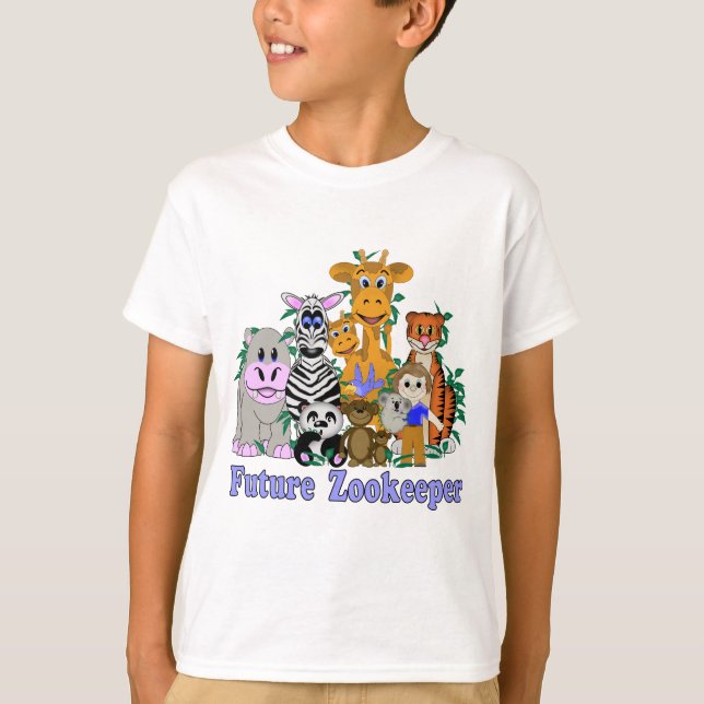 Camiseta Futuro cuidador de zoo (Anverso)