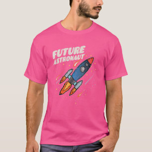 Camiseta Futuro de científico de astronomía en viajes espac