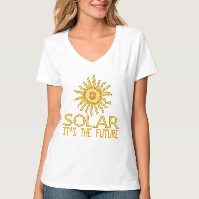 Camiseta Futuro de energía solar (Anverso)