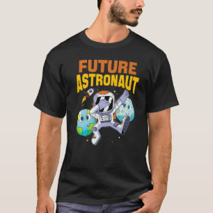 Camiseta Futuro de perforación de cohetes de ciencias del e