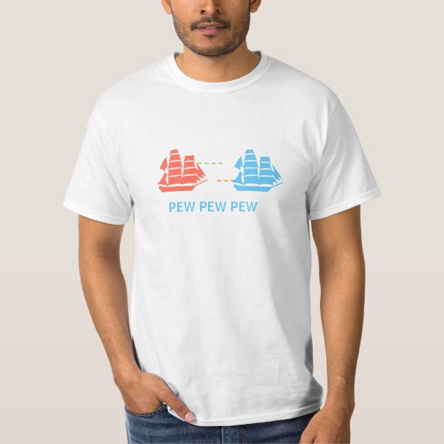 Camiseta Futuro épico en la batalla naval pasada (Anverso)