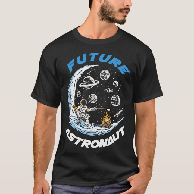Camiseta Futuro espacio astronauta divertida (Anverso)