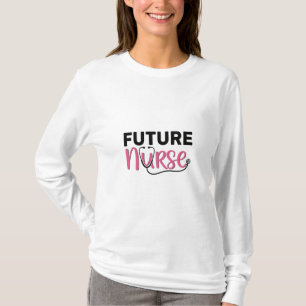 Camiseta Futuro estetoscopio de enfermera con diseño atrevi