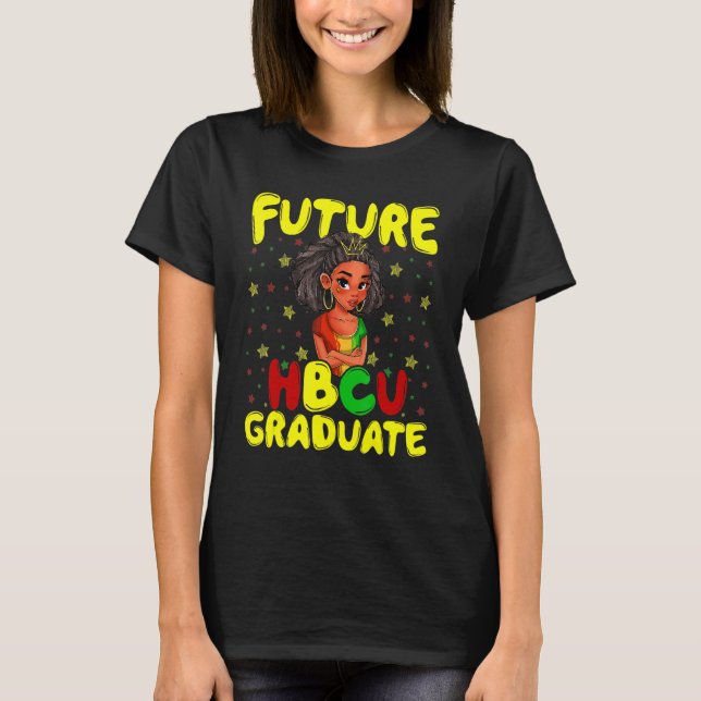 Camiseta Futuro estudiante de historia de la HBCU - Chica d (Anverso)