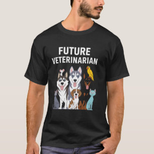 Camiseta Futuro estudiante de técnico veterinario veterinar