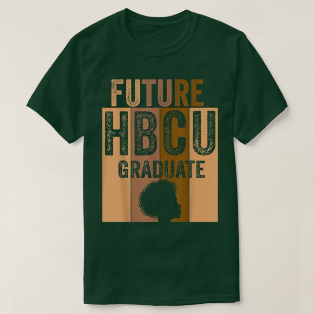 Camiseta Futuro estudio de la HBCU Historia del Colegio Neg (Diseño del anverso)
