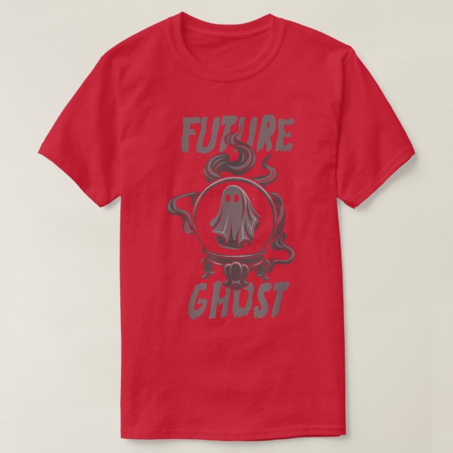Camiseta Futuro Fantasma De Espíritu Maligno Del Gótico Nu (Diseño del anverso)