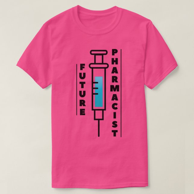 Camiseta Futuro Farmacéutico divertido regalo para hombres  (Diseño del anverso)