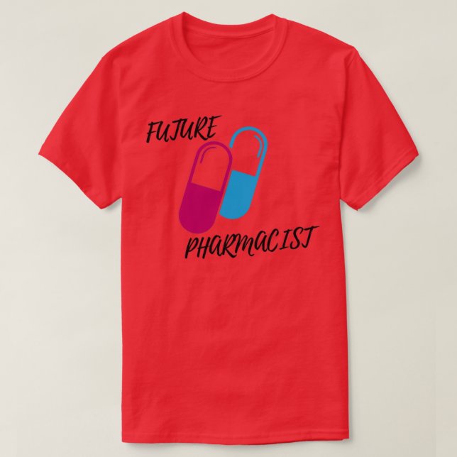 Camiseta Futuro Farmacéutico regalo de hombres graciosos re (Diseño del anverso)