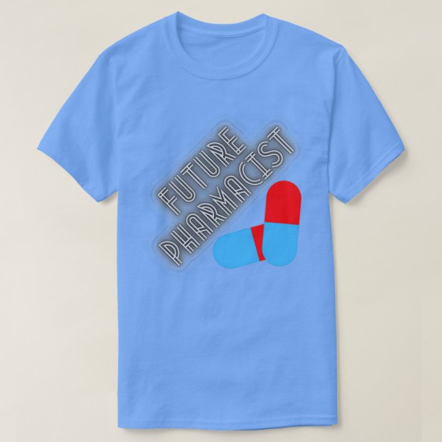 Camiseta Futuro Farmacéutico regalo para hombres graciosos  (Diseño del anverso)