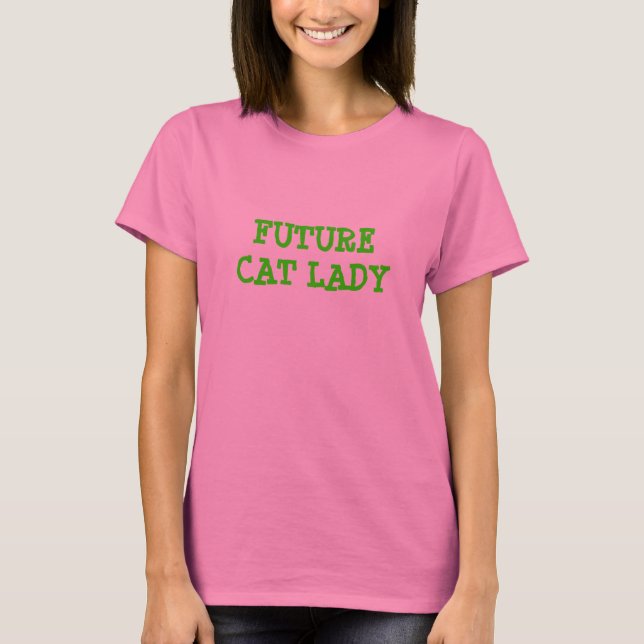 CAMISETA FUTURO GATO LADY (Anverso)