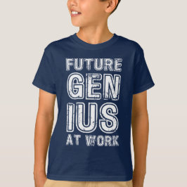 Camiseta Futuro genio en el trabajo. De vuelta a la escuela
