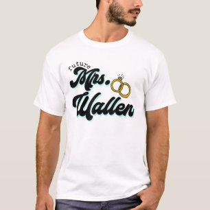 Camiseta Futuro Gracioso Sra. Wallen Retro 70S 80S 90S Vint