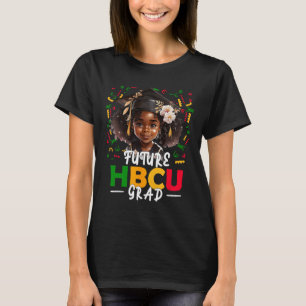 Camiseta Futuro Grado Hbcu Afro Chica Negro Niños Graduados