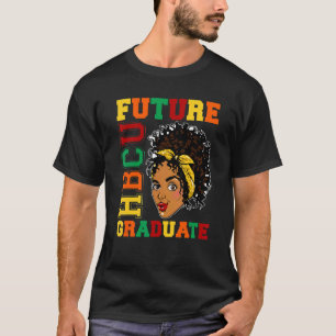 Camiseta Futuro Grado Hbcu Historia Colegio Negro Chica Muj