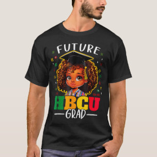 Camiseta Futuro graduado de Hbcu niños niña negra afro hist