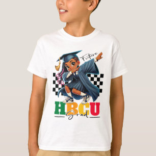 Camiseta Futuro graduado de Hbcu niños niña negra afro mes 