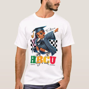 Camiseta Futuro graduado de Hbcu niños niña negra afro mes