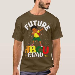 Camiseta Futuro Graduado de la HBCU Colegio Afro Black Boy 