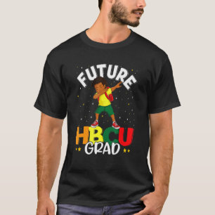 Camiseta Futuro Graduado de la HBCU Colegio Afro Black Boy 