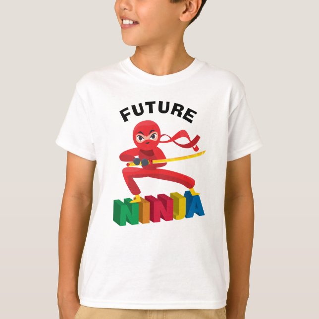 Camiseta Futuro guerrero de Ninja (Anverso)