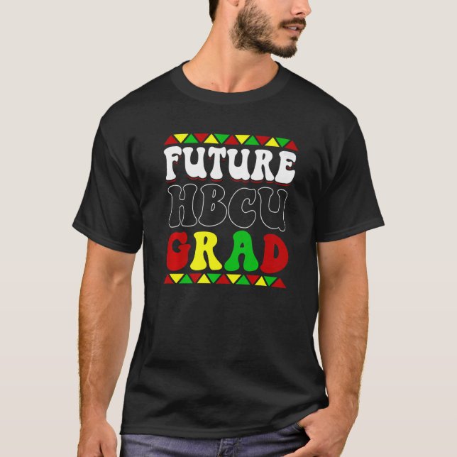 Camiseta Futuro Hbcu Grado Historia Black College Hombres M (Anverso)