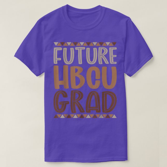 Camiseta Futuro HBCU Historia de Grado Black College Hombre (Diseño del anverso)