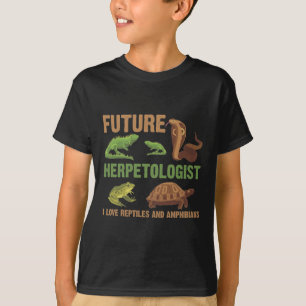 Camiseta Futuro Herpetólogo Reptile Anfibios Hincha