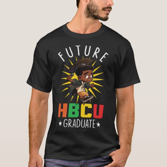 Camiseta Futuro historia de la universidad de HBCU historia (Anverso)
