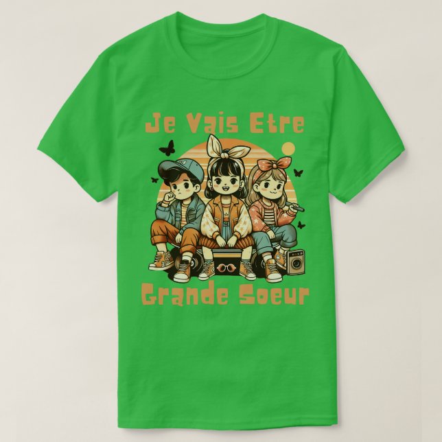 Camiseta Futuro Infrenable Grande Soeur 2025 Annonce Je Vai (Diseño del anverso)