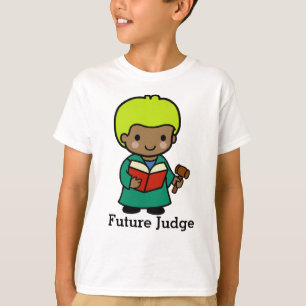 Camiseta Futuro Juez con Libro y Gavel