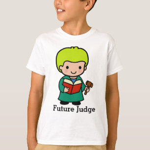 Camiseta Futuro Juez con Libro y Gavel