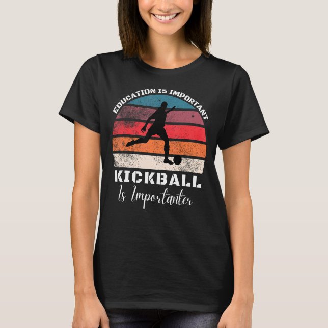 Camiseta Futuro Kickball Y Los Jugadores Mamá Papá Kickball (Anverso)