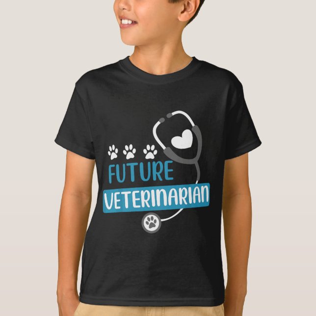 Camiseta Futuro kit de vestuario de regalo veterinario para (Anverso)