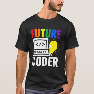 Camiseta Futuro Lindo Programador Infantil Profesional Prog