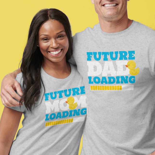 Camiseta Futuro Mamá Cargando Pato De Goma (Future Parent Loading Baby Shower T-Shirt (Unisex) Mom to Be)