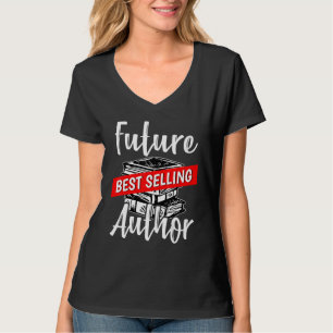 Camiseta Futuro Mayor Autor Orgulloso Periodista Escribiend