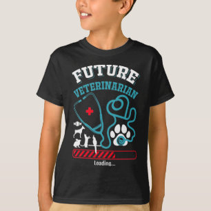 Camiseta Futuro Médica de Animales para Niños Veterinario