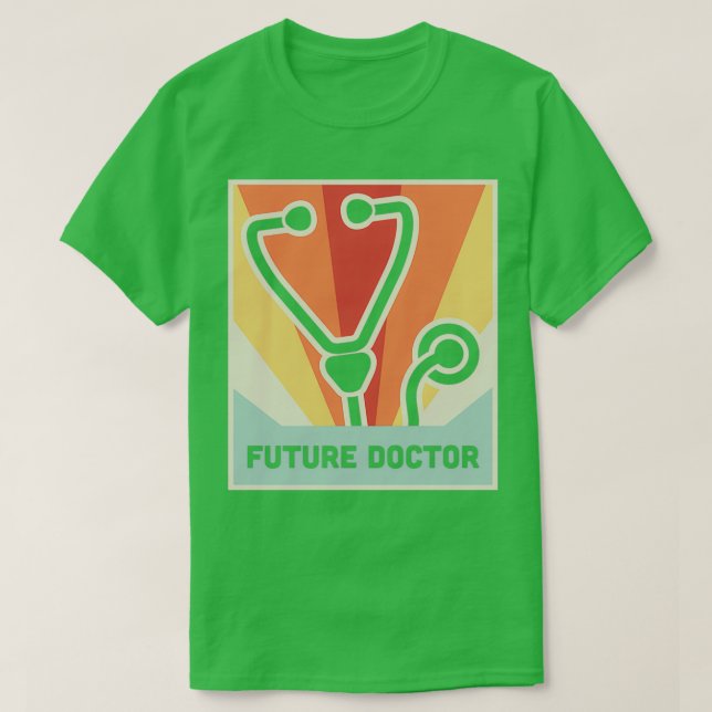 Camiseta FUTURO MÉDICA Poster de Estudiantes de Medicina Re (Diseño del anverso)