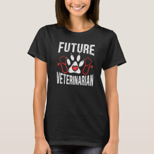 Camiseta Futuro Médica Veterinario de Animales