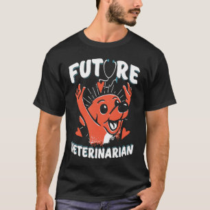 Camiseta Futuro médico veterinario de veterinaria