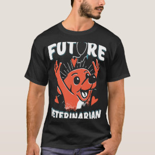 Camiseta Futuro médico veterinario de veterinaria