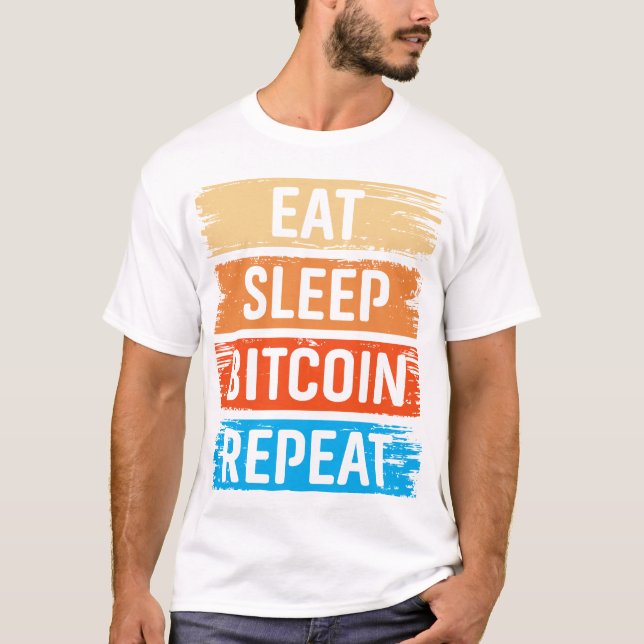 Camiseta Futuro Millonario Bitcoin Humor Criptomoneda  (Anverso)