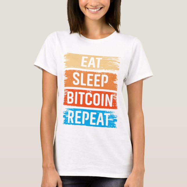 Camiseta Futuro Millonario Humor Bitcoin Criptomoneda  (Anverso)