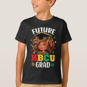 Camiseta Futuro niño Chica negro de grado HBCU historia afr