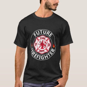 Camiseta Futuro niño con insignia para bomberos y bomberos