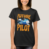 Futuro niño piloto, niño pequeño piloto de aviones