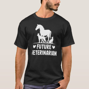 Camiseta Futuro Niño Veterinario Chica Veterinario Costum